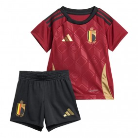 Prima Maglia Belgio Euro 2024 Bambino